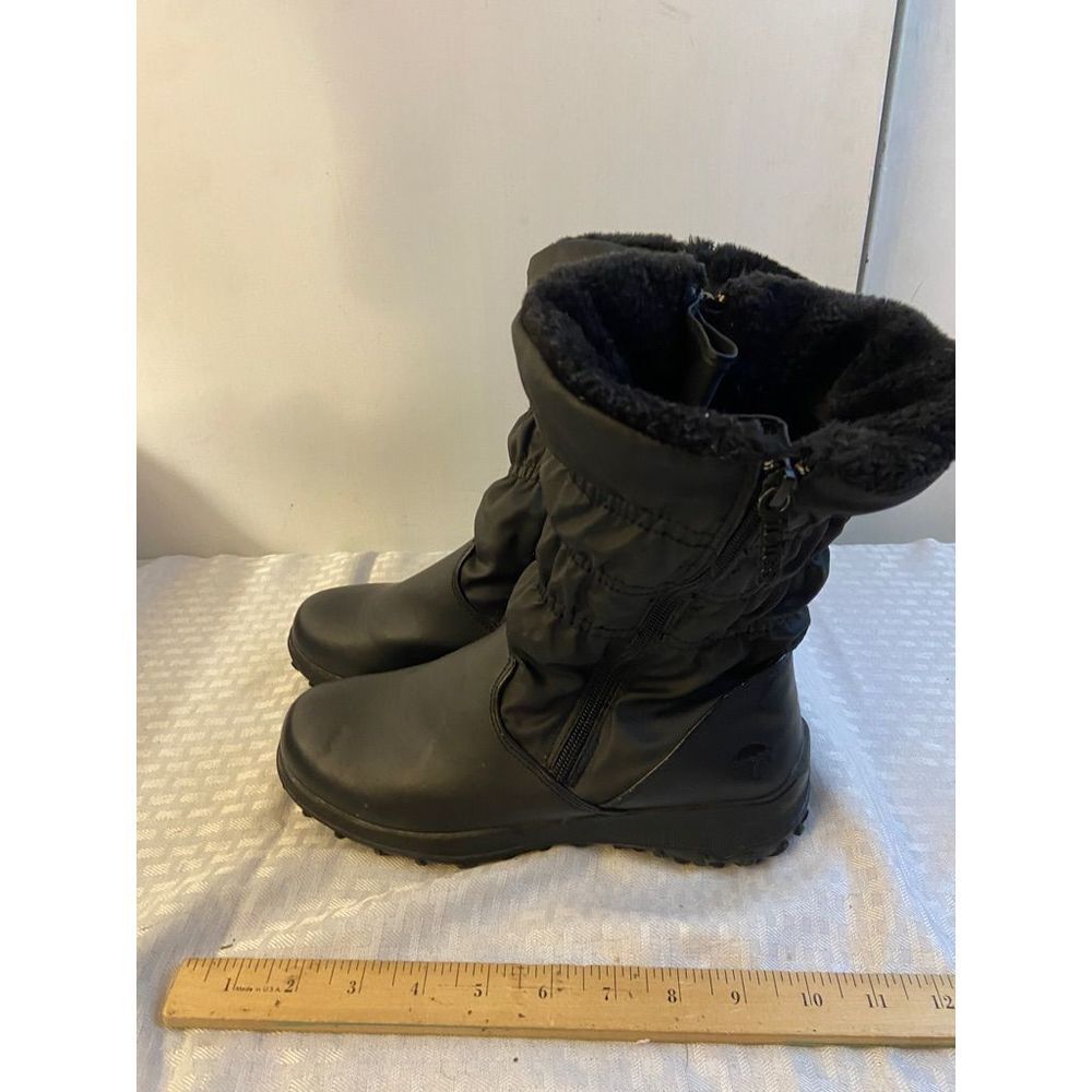 Totes Ruby Rain Snow Boots Size 8 M Zipper - image 1